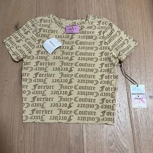 juicy couture x forever 21 short sleeve t shirt size small